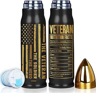 Veteran Gifts – Veteran Tumbler, Tumbler for Veterans, Army, Navy, Air Force, Marine Corps – Christmas, Xmas, Birthday, Veterans Day Gift for Men, Him