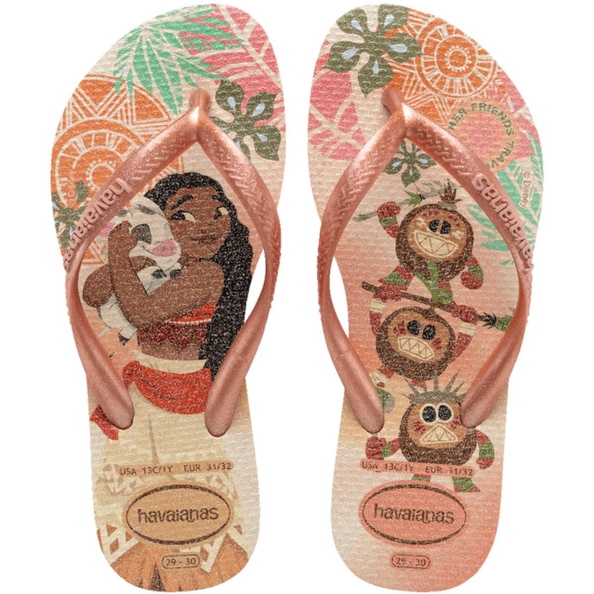Havaianas ユニセックス子供 KIDS SLIM PRINCESSビーチサンダル