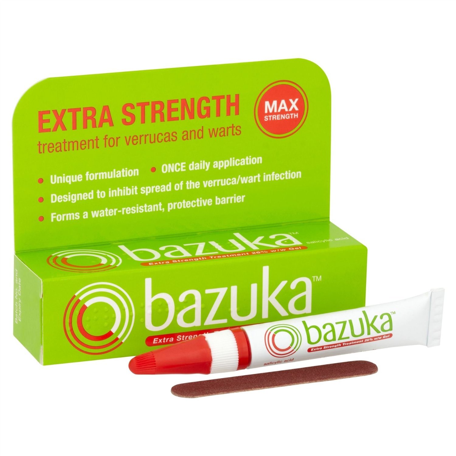 Bazuka Extra Strength Treatment Gel For Effective, Pain-Free Treatment and Remov