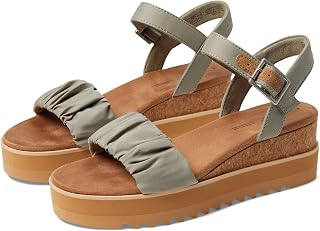 TOMS Women's 10019743 Diana Wedge Sandals with Ankle Strap