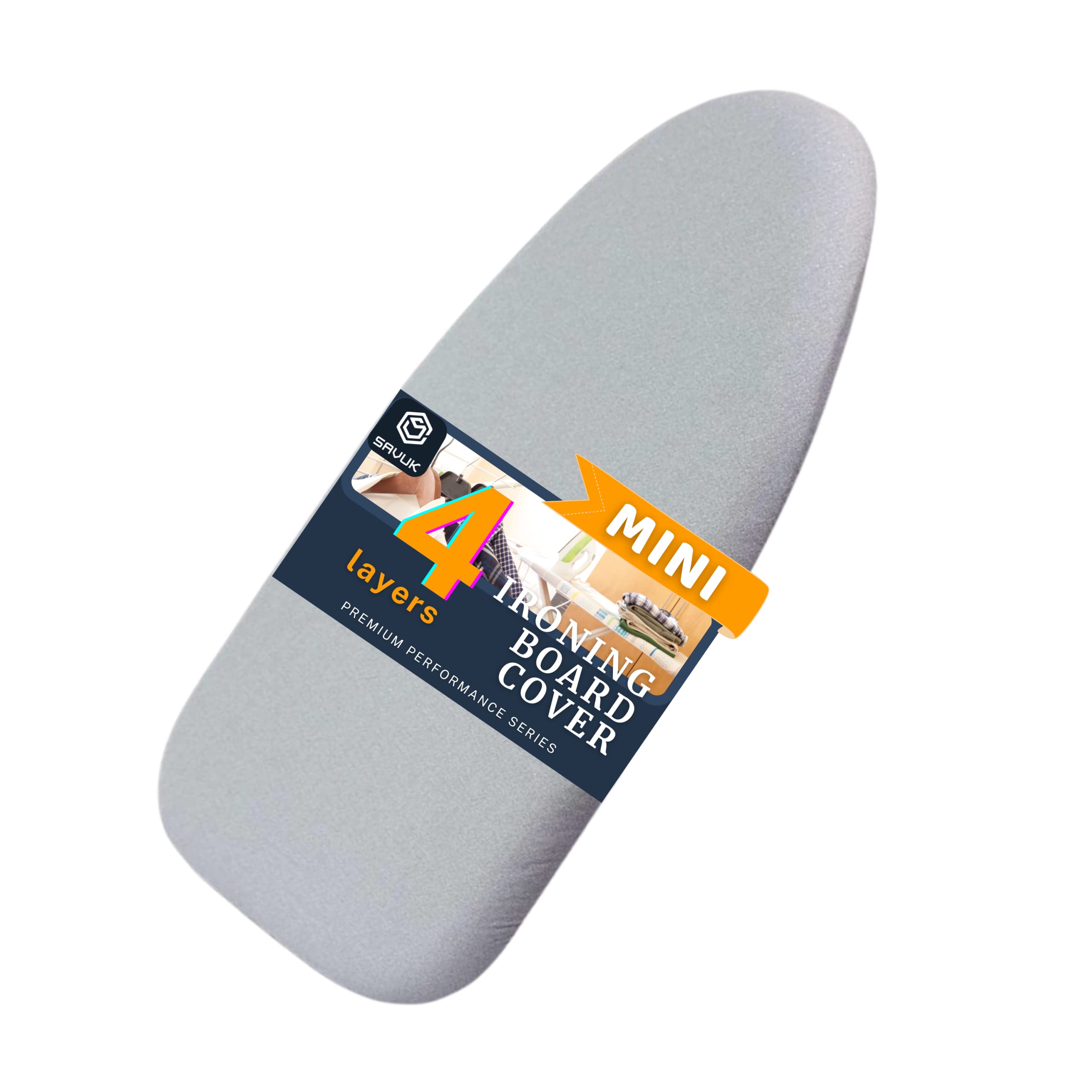 SAVUK 12 X 30 inch Smart Table top Ironing Board Cover and Pad with Standard Siz