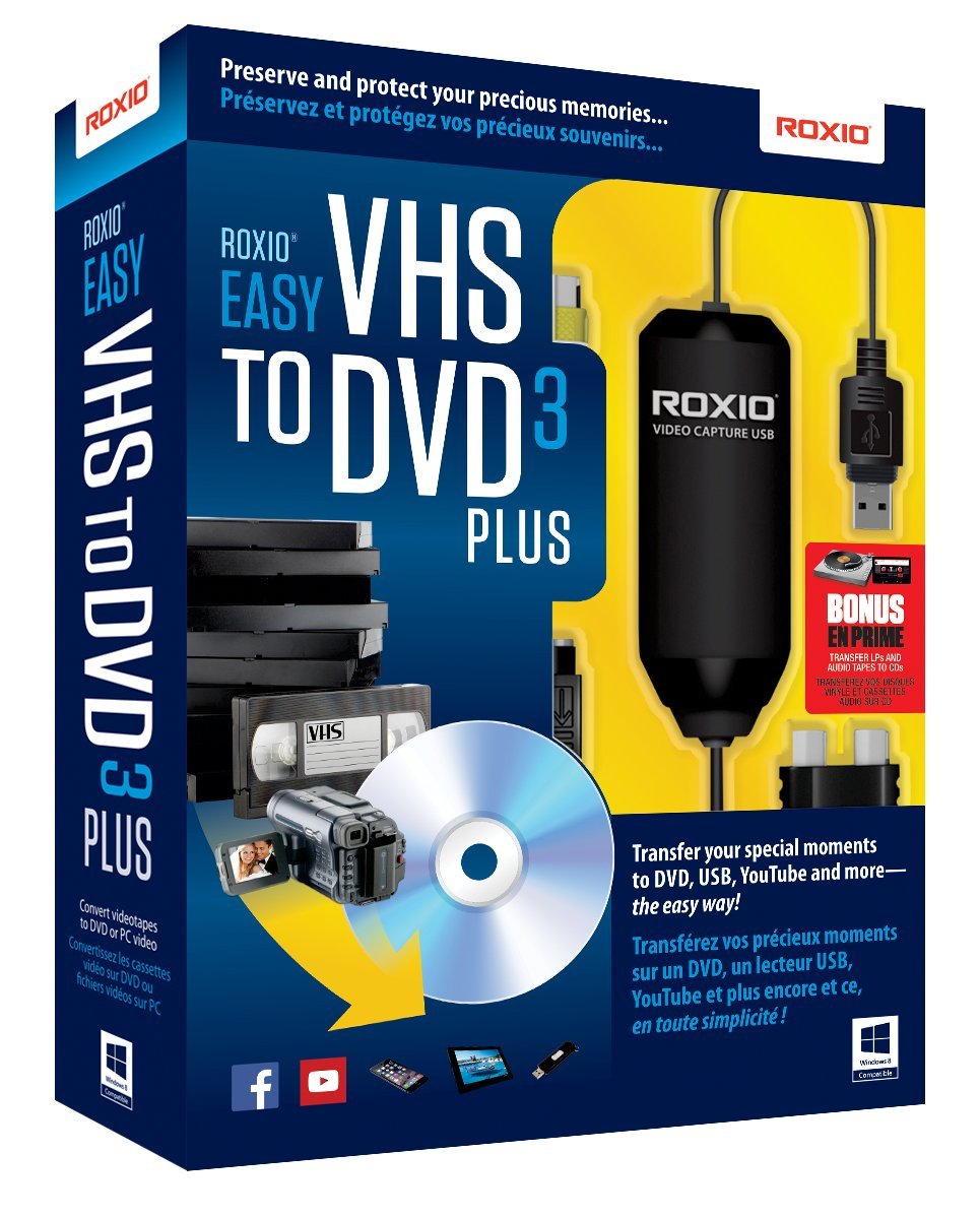 Roxio Easy VHS to DVD 3 PLUS for Windows [Old Version]