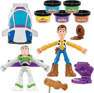 Play-Doh Toy Story 5 Space Creations Playset, Arts & Crafts, Disney Toys for Kids 4+