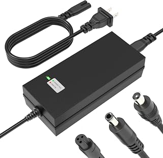 EVAPLUS 42V 2A Fast Charger for 36V Lithium Battery, SGS Safe | Fast Charger with 3 Types of Connectors, Compatible with Pocket Mod Sports Mod, Replacement Electric Scooter Charger