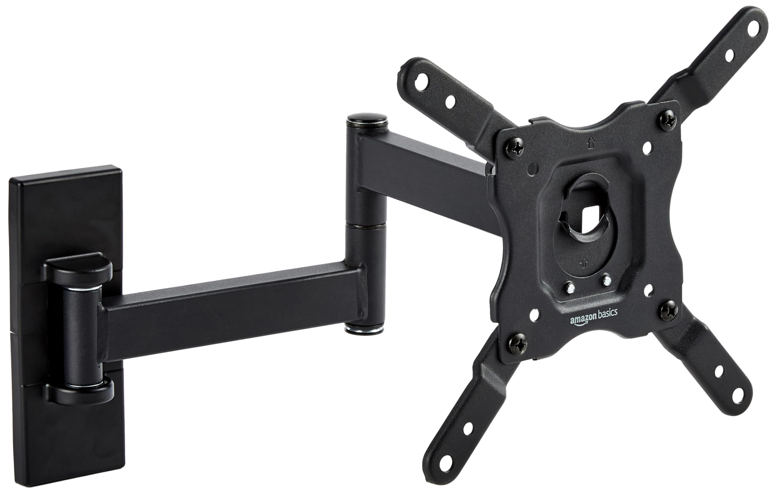 Amazon Basics TV Wall Mount, Full Motion Swivelling Tilting TV Bracket for 12-40