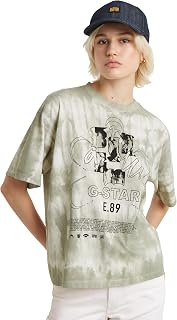 G-STAR Graphic Overdyed Loose Top T-Shirt Donna