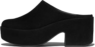 Fitflop Platfforms Women's Full-Suede Heeled Mules, Mules