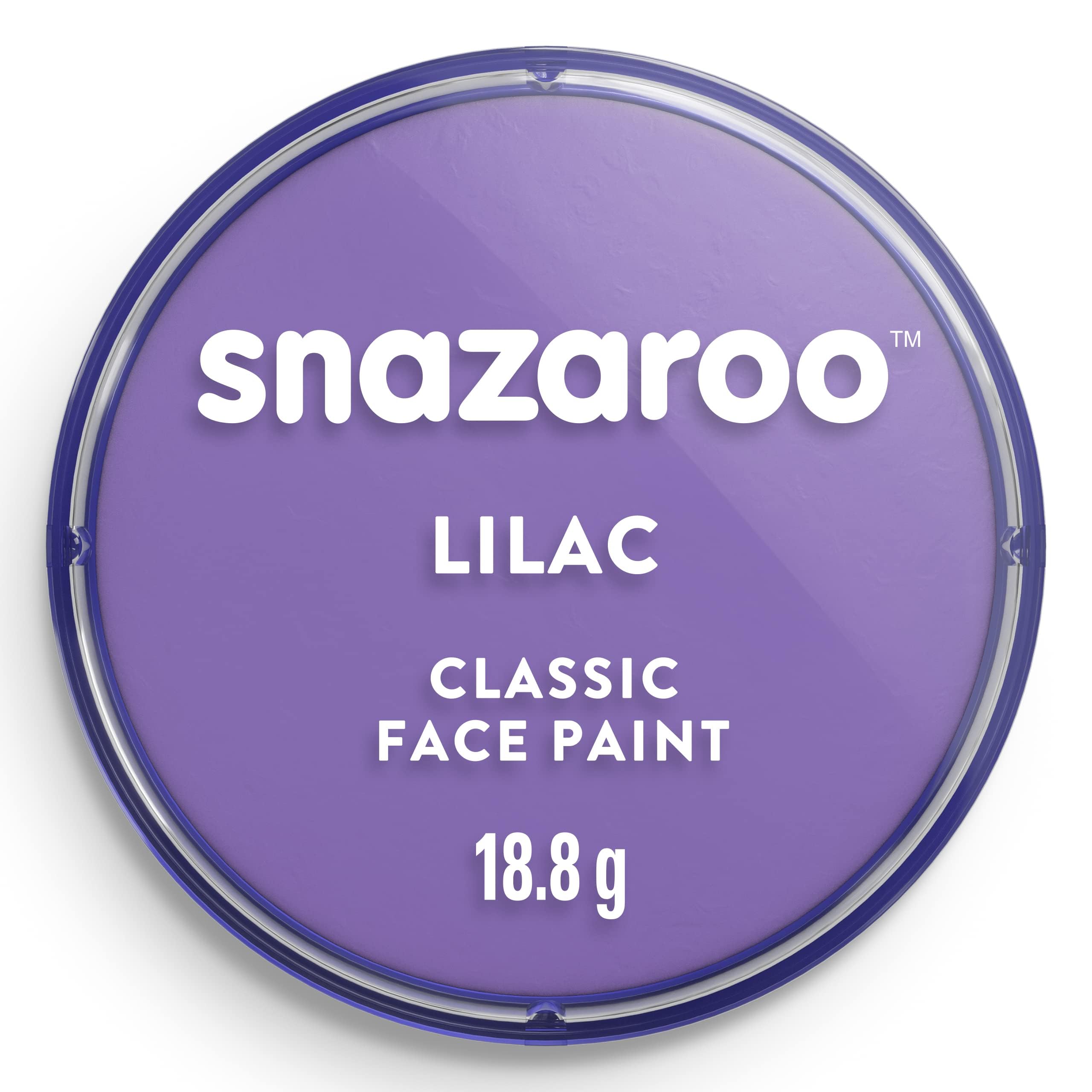 Snazaroo Classic Face and Body Paint, Lilac Colour, Water Based, Easily Washable