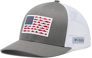 Columbia Unisex-Adult PFG Fish Flag Mesh Snap Back