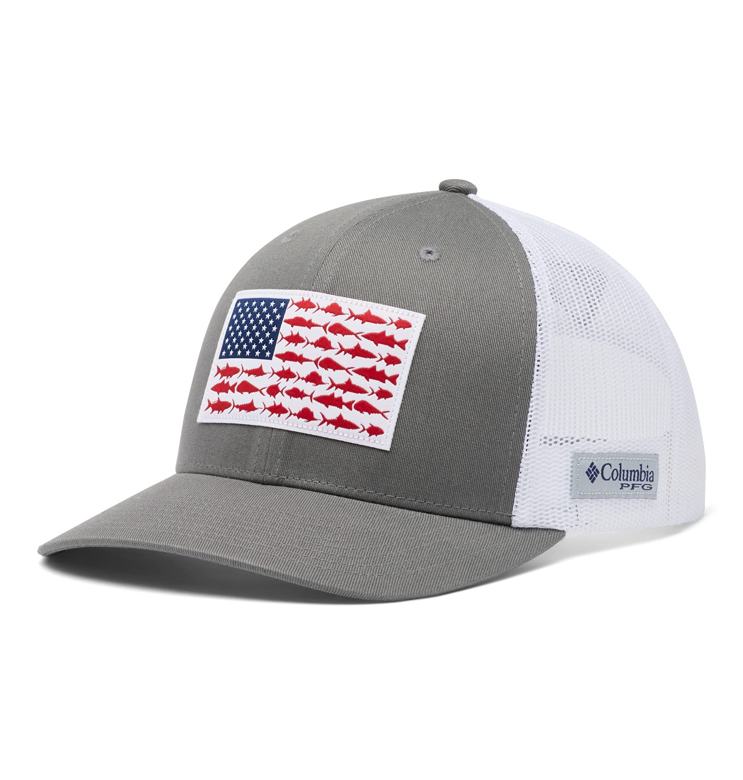 Columbia Unisex-Adult PFG Fish Flag Mesh Snap Back