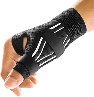 FREETOO Thumb and Wrist Brace Right Left Hand for Arthritis and Support | Thumb Spica Splint,Thumb Stabilizer;De Quervain Syndrome,Sprain,Tendinitis,Trigger thumb,CMC;Sleeping,Work,Type,Ergonomical