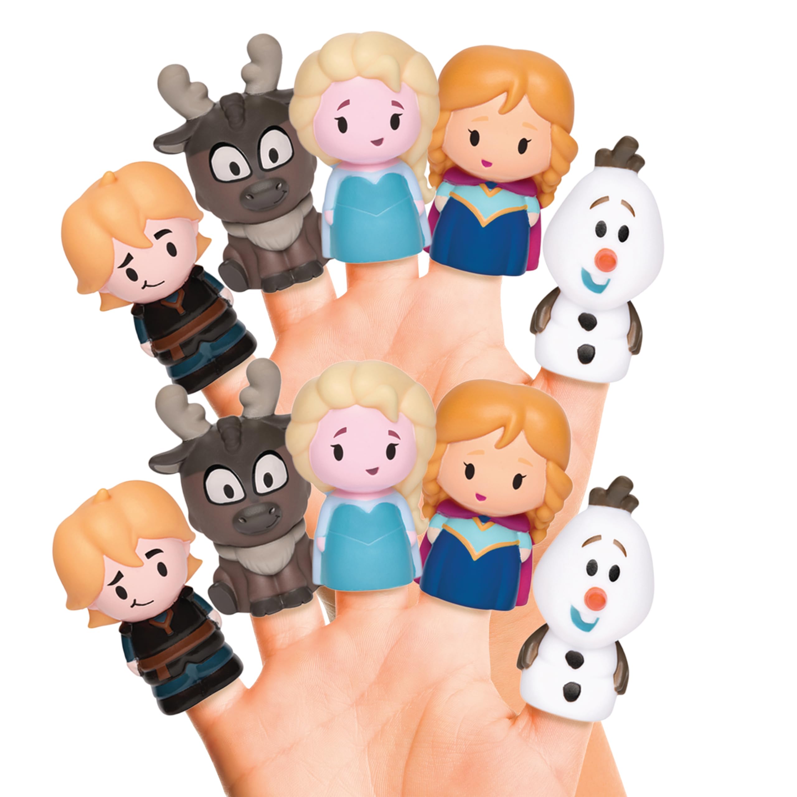 Disney Frozen Bath Finger Puppets, 10 Pc – Party Favors, Educational Play, Bath 