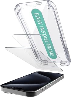 Smartish iPhone 16 Screen Protector, Tuff Sheet, Glass 2 Pack