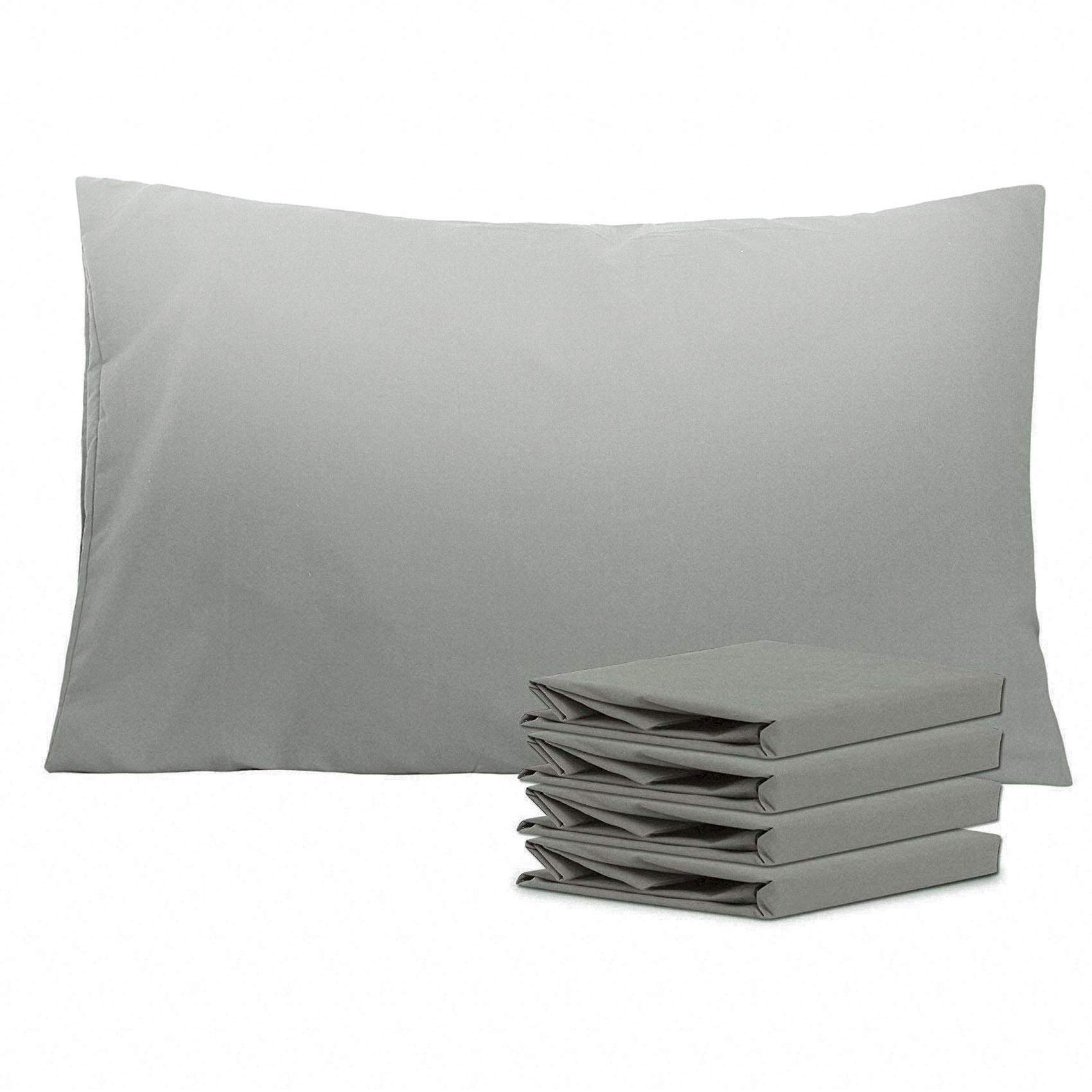 NTBAY Brushed Microfibre Pillowcase, 4 Soft and Cozy Pillowcases, Anti-Wrinkle a