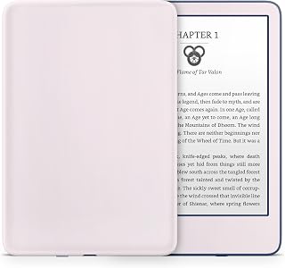 Tacky Design Solid Color Skin for Kindle Skin Decal 11th Generation 2022 Wrap Classic Color Vinyl, Premium 3M Decal Sticker for Full Surface Coverage (Light Pink, Kindle (11th Gen, 2022))