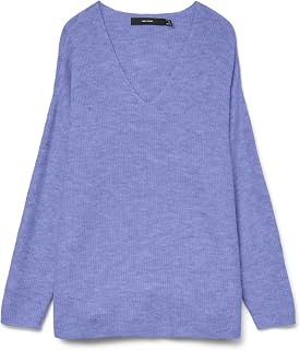 VERO MODA Knitted Pullover VMCREWLEFILE Pullover