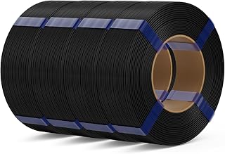 DEEPLEE PLA Basic Refill Filament 1.75mm Black 4kg Bundle | No Spool 3D Printer Filaments, Accuracy±0.02mm, Easy to use Filament 3D Printing Materials, Fit for fdm 3d priners