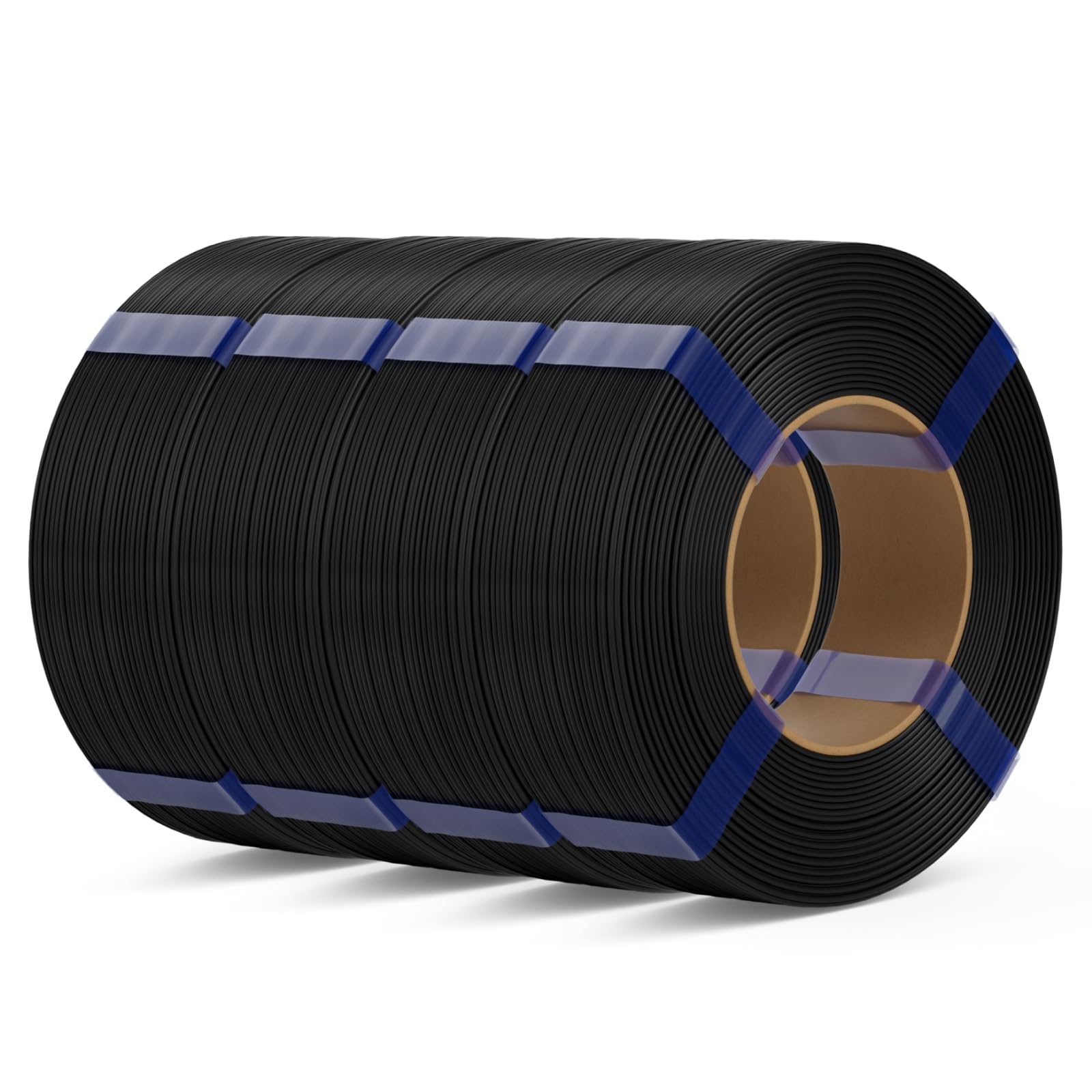 DEEPLEE PLA Basic Refill Filament 1.75mm Black 4kg Bundle | No Spool 3D Printer 