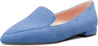 Castamere Women's Low Heel Heel Pointed Toe Slip-On Pumps Wedding Office Shoes