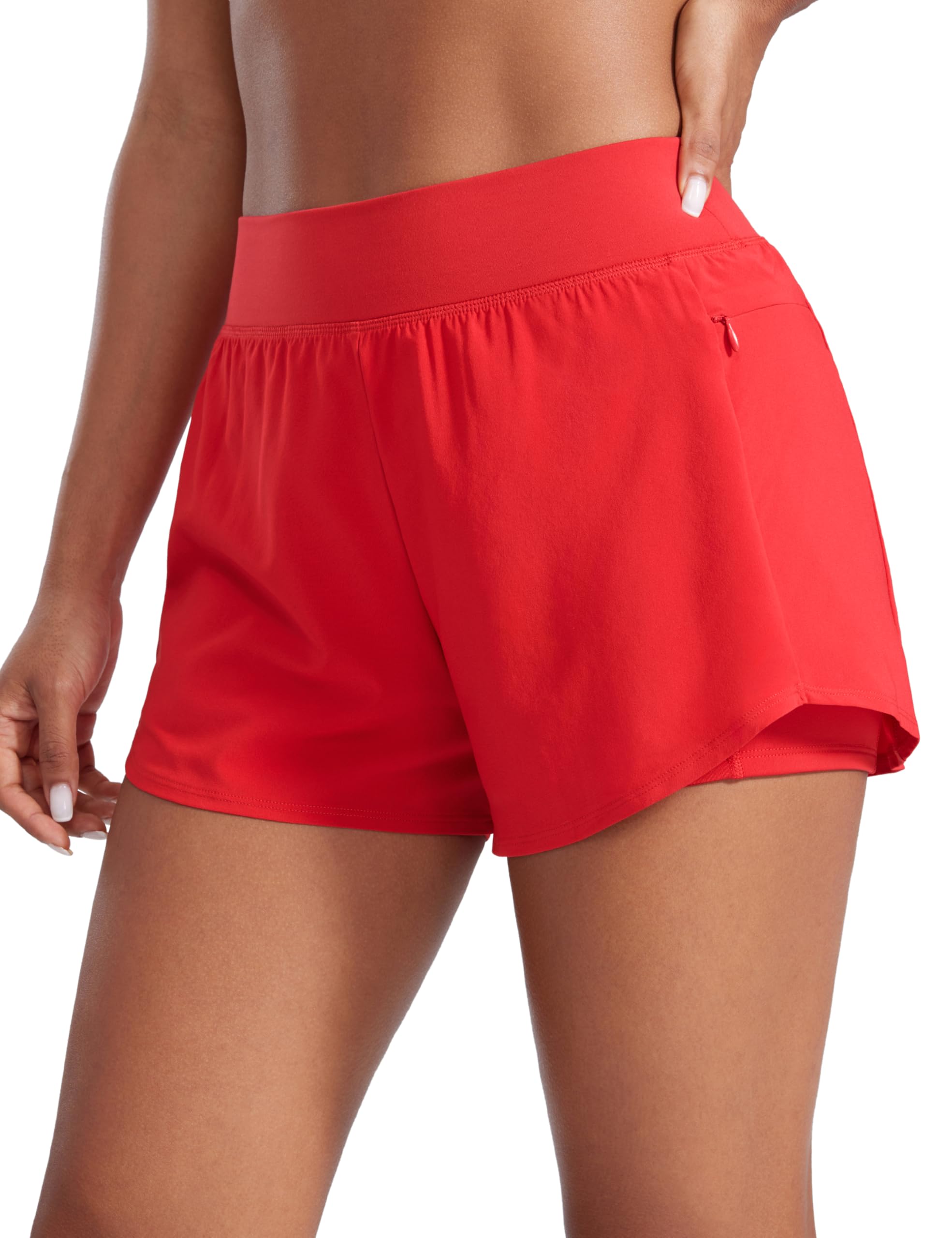 CRZ YOGA Two in One Running Shorts 7 cm