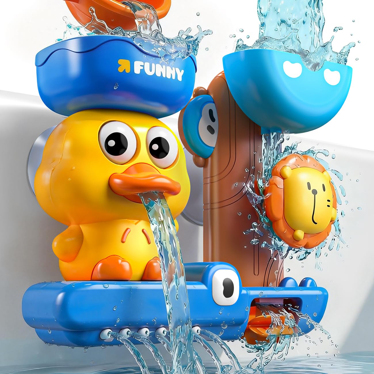 Kids Bath Toys for 1+ Year Old: Toddler Toys for 1 2 3 4 Year Old Boy Gifts | Cu