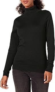 Amazon Essentials Women's Slim Fit Lightweight Long Sleeve Turtleneck Sweater