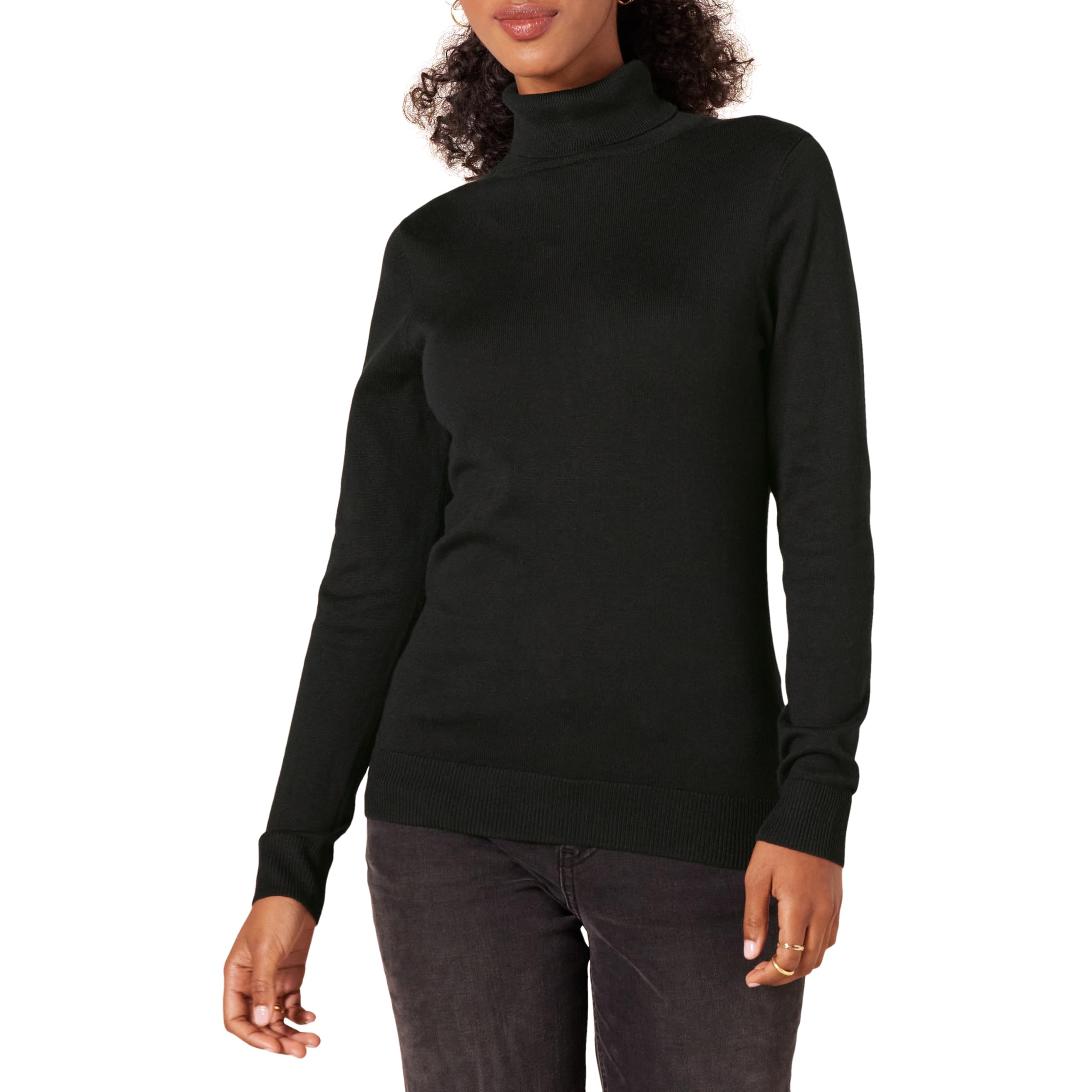 Amazon Essentials Women's Slim Fit Lightweight Long Sleeve Turtleneck Sweater