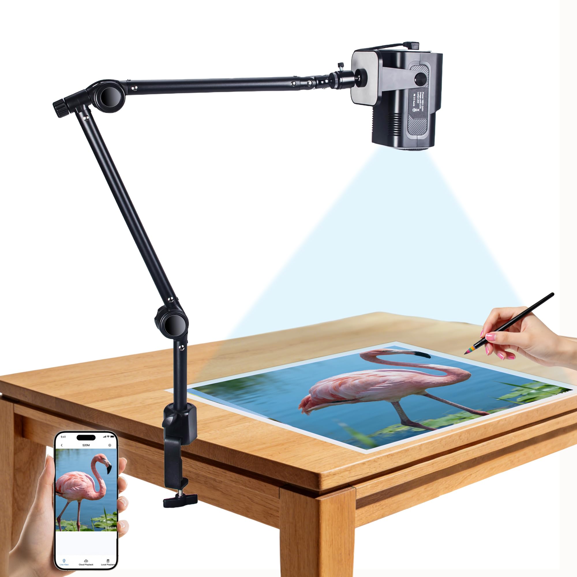 Art Projector for Tracing, Drawing Projector on Wall Canvas for Adults | 1280 x 