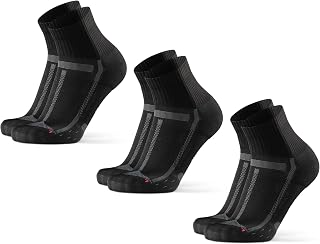 DANISH ENDURANCE Men's Running Socks, Anti-Blister, Non-Slip Socks for Trail Running, Trekking & Sports, Unisex, 3 & 5 Pairs