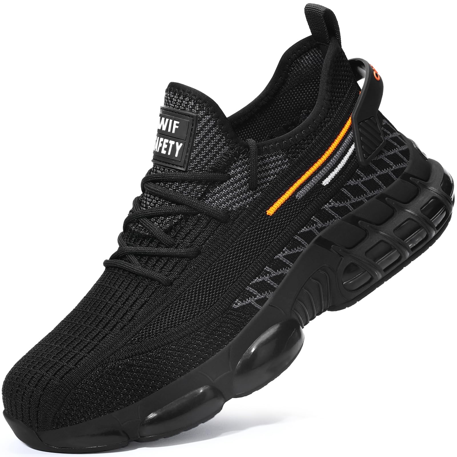 OWIF Steel Toe Safety Shoes for Men Women Lightweight Work Shoes Comfortable Cus