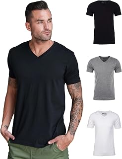 INTO THE AM Men's Logo T-Shirts Contemporary Athleisure (Pack of 3)