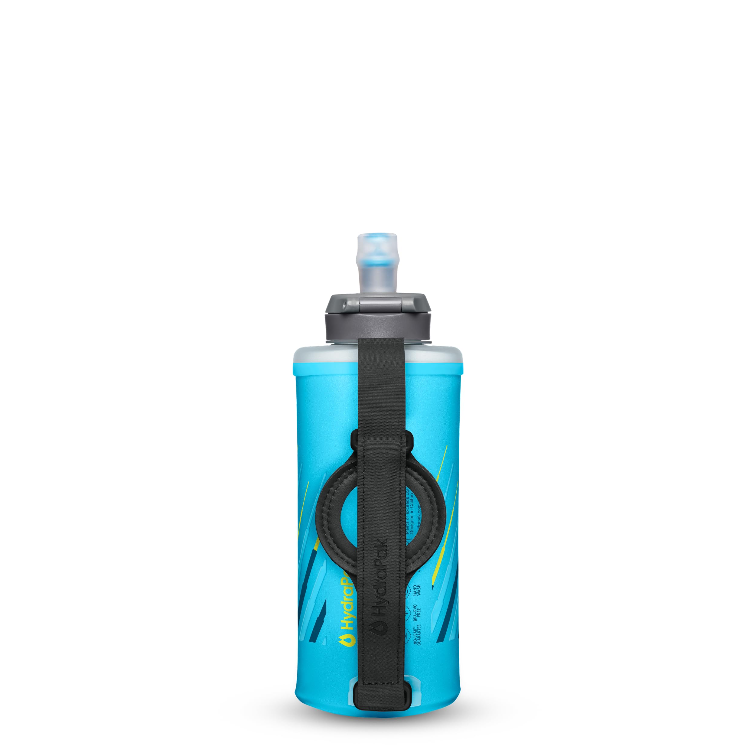 HydraPak SkyFlask Speed Handheld Running Water Bottle (500ml, Malibu) | Collapsi