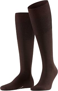 FALKE Men's Airport Long Socks Wool Cotton Breathable