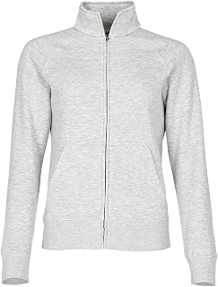 Fruit of the Loom Ladies/Womens Lady-Fit Fleece Sweatshirt Jacket