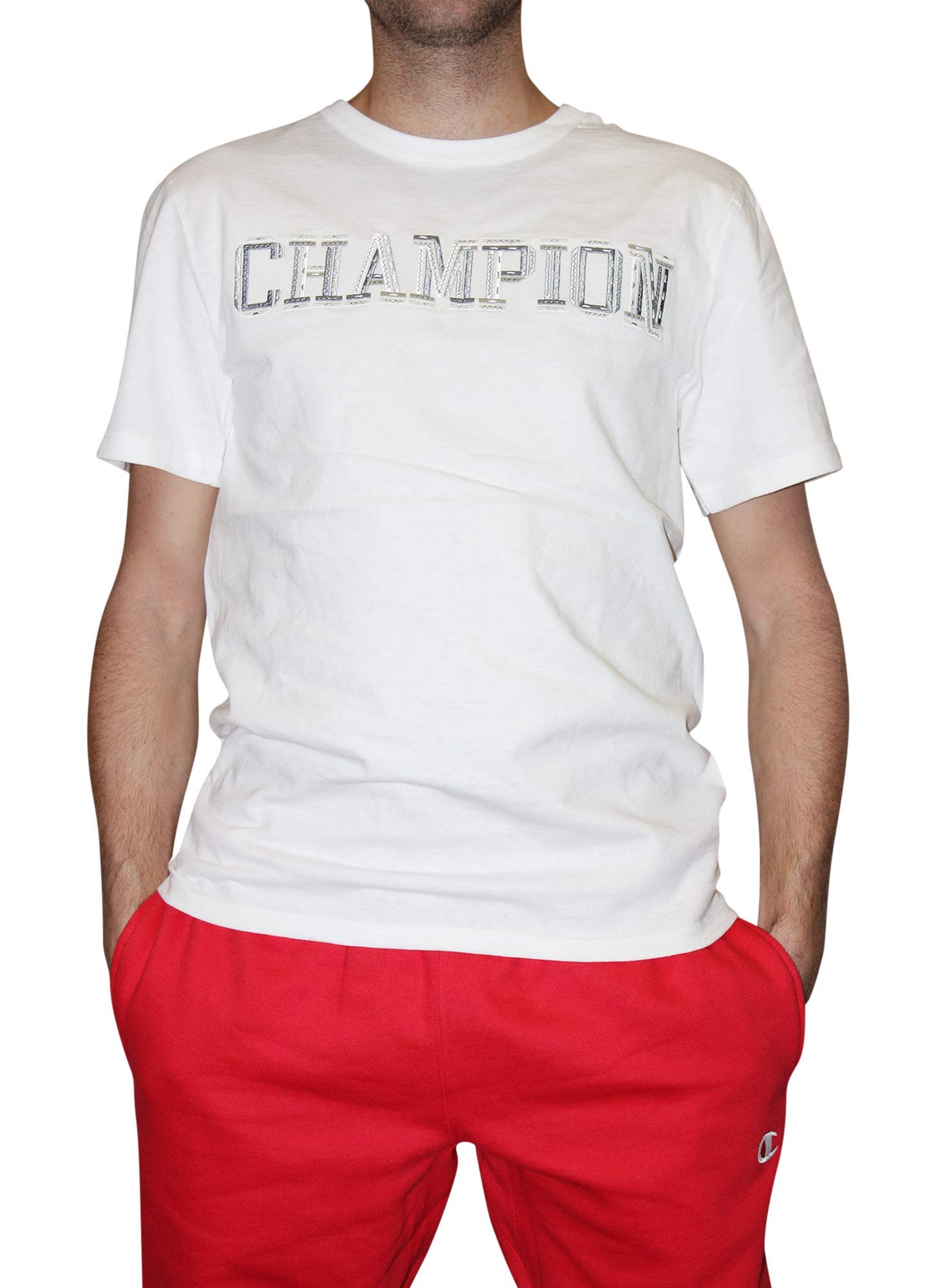 Champion American Classics Men's Big Logo Short Sleeve T-Shirt