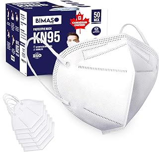 [50 PACK] 5-Ply Disposable Face Mask - Premium Material and Comfortable Fit for Safe and Effective Wear
