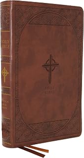 NABRE, New American Bible, Revised Edition, Catholic Bible, Large Print Edition, Leathersoft, Brown, Comfort Print: Holy Bible
