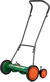 Scotts 2000-20S 20-Inch 5-Blade Push Reel Lawn Mower, Green