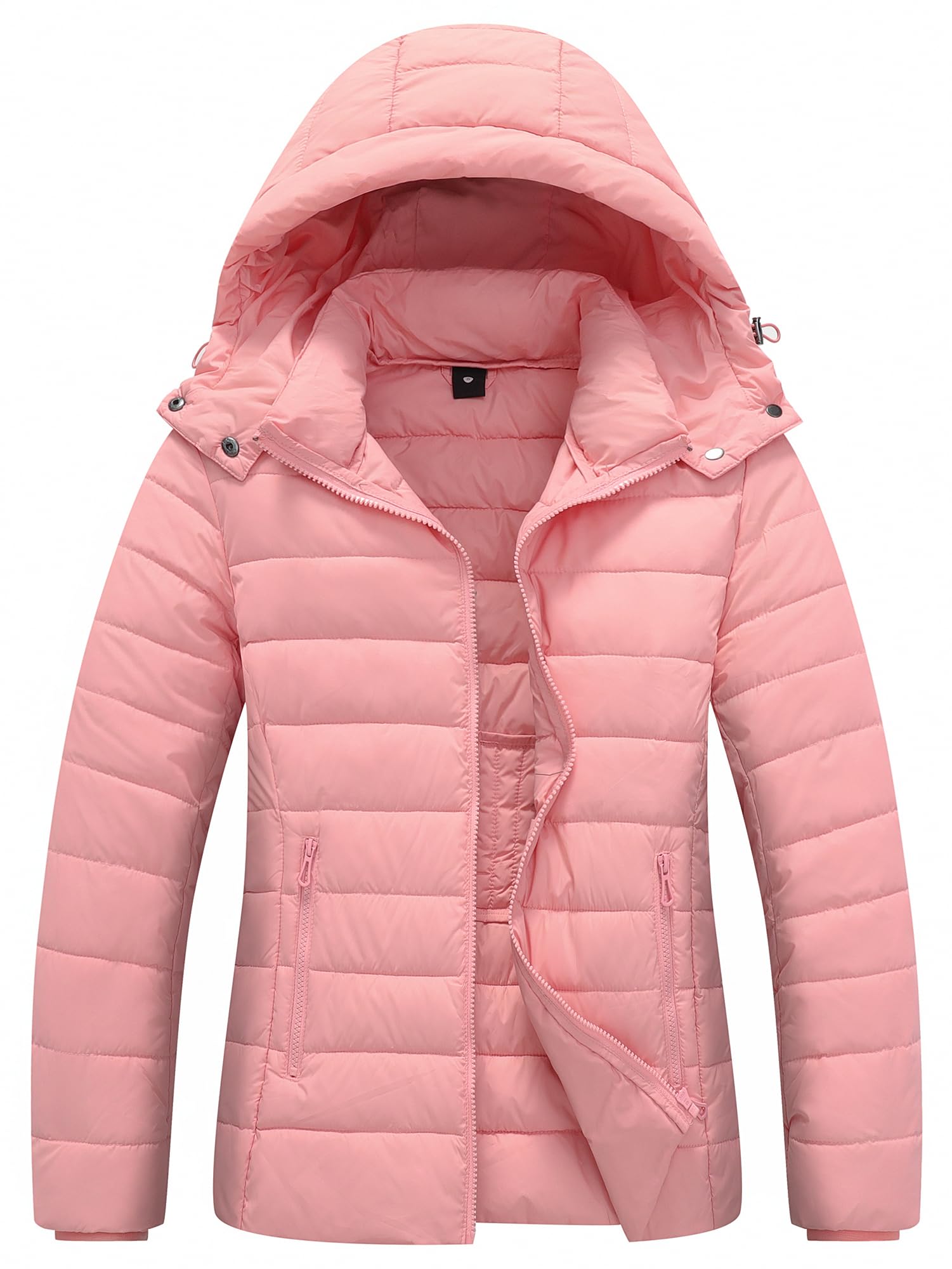 TDYPCI Women's Lightweight Waterproof Puffer Jacket Warm For Cold Winter