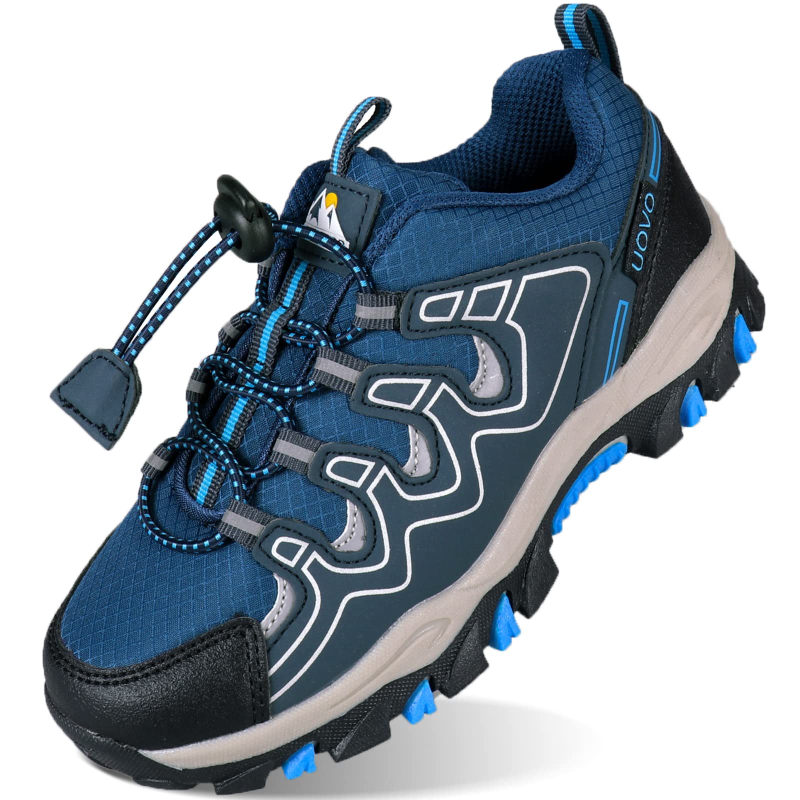 UOVO Fashion Sneaker Waterproof Non-Slip Sneakers for Hiking Running Walking Ten