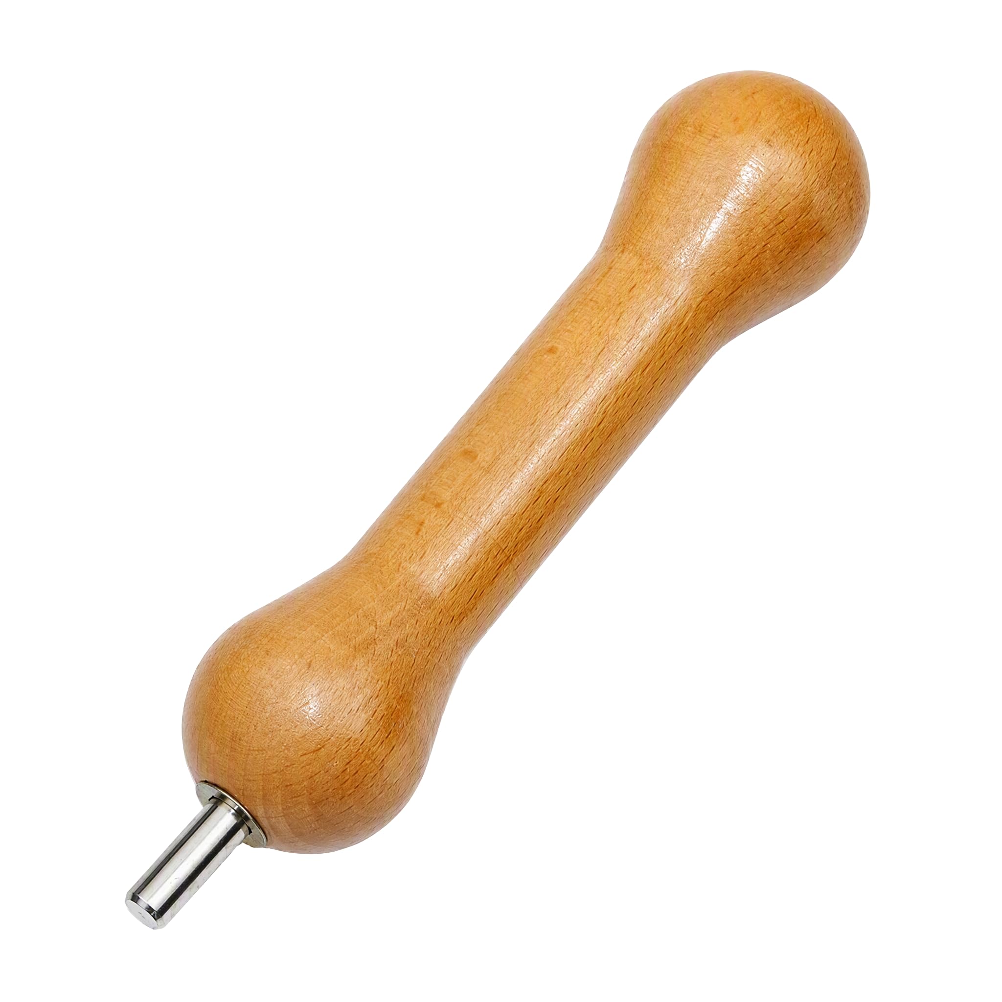 Wooden Sinew Puller Tool for Tie Dye Fabric Pulling Brown 6in | Ergonomic Handle