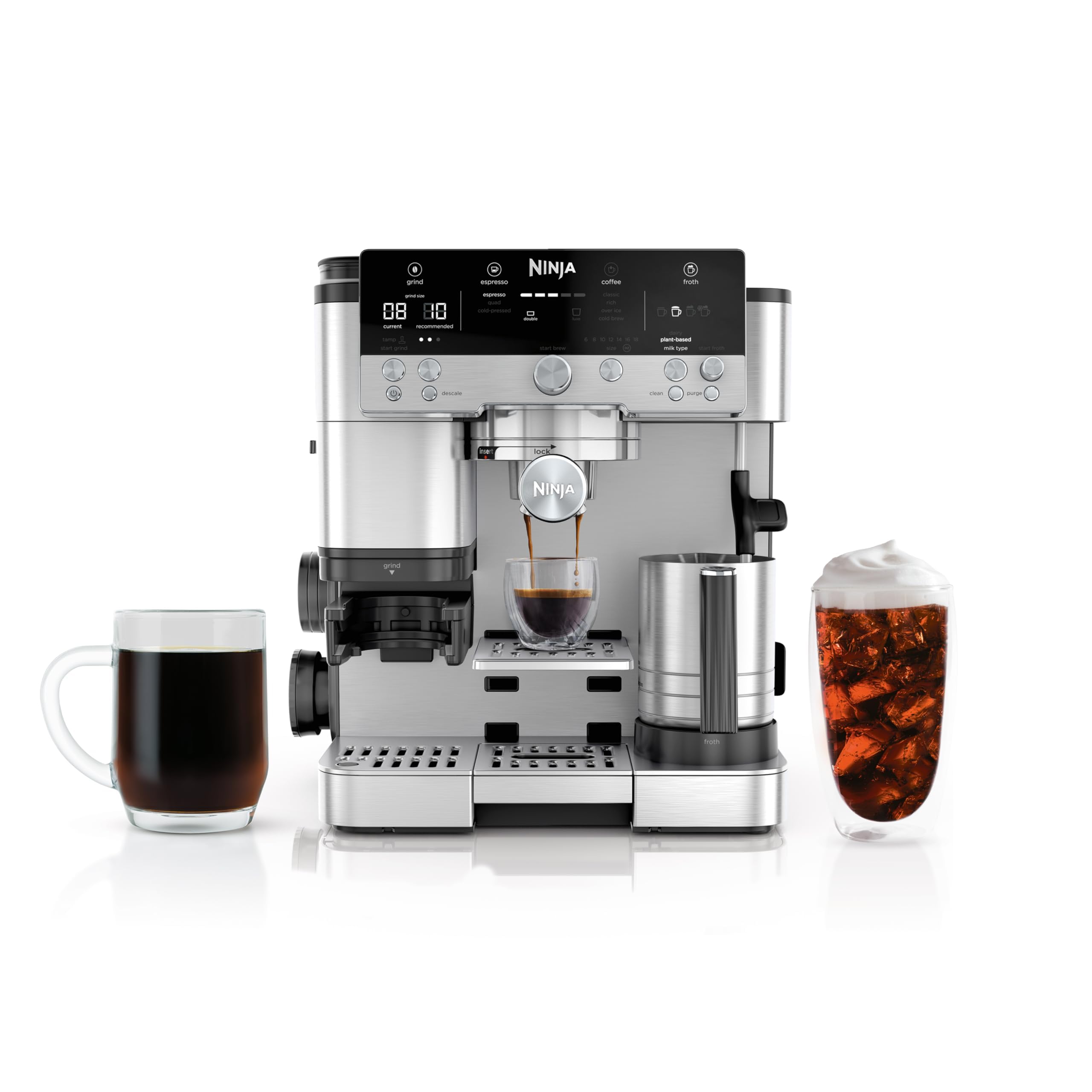 Ninja (Refurbished) R-ES601 Luxe Café Premier Series Espresso Machine, Drip Coff