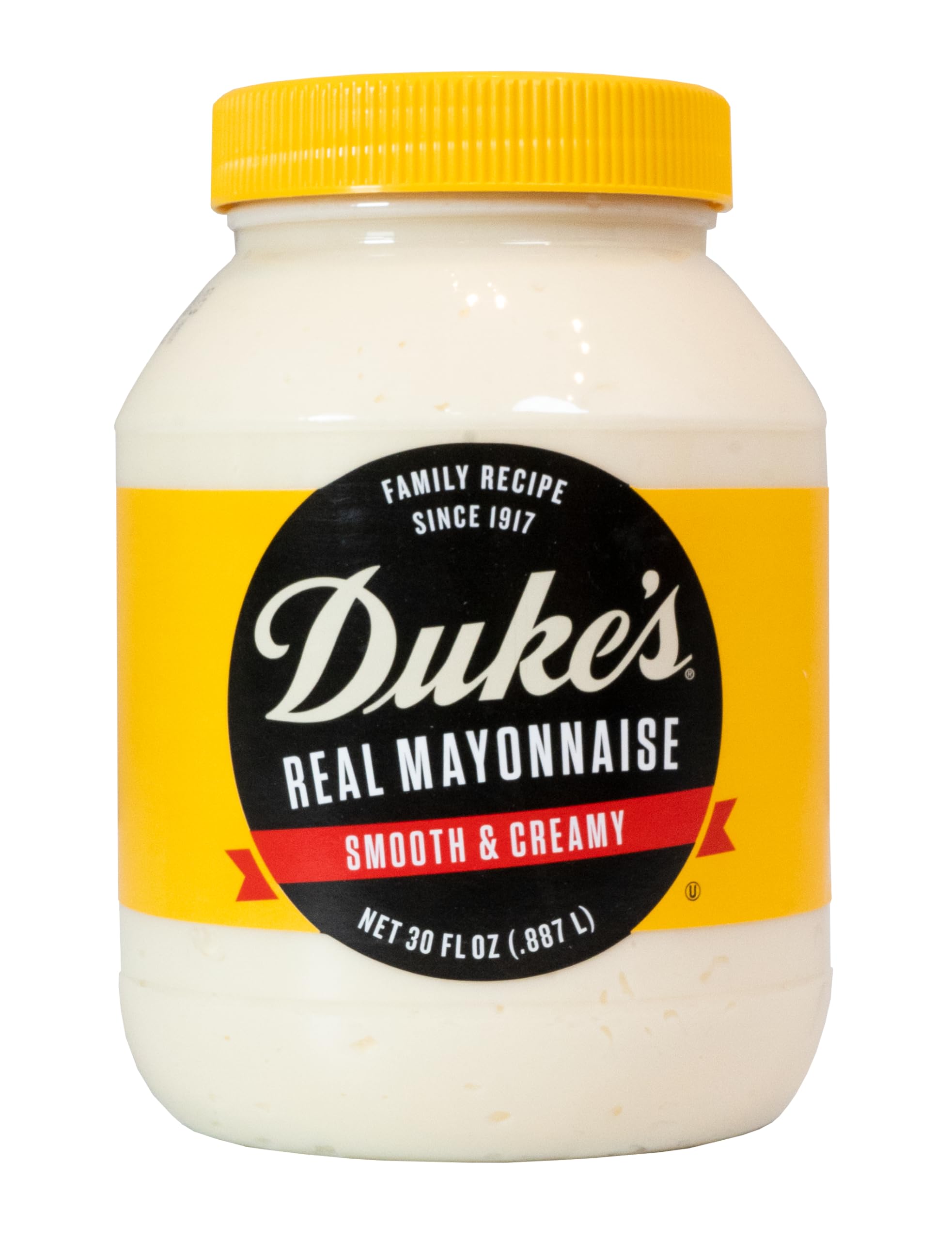 Duke’s Real Mayonnaise Jar – Original Smooth & Creamy Taste, 30 Ounce (Pack of 1