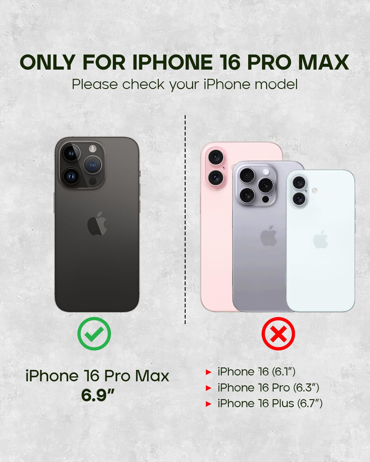 Porter Riley - Leather Case Compatible with iPhone 16 Pro Max. Stand/Cover/Walle