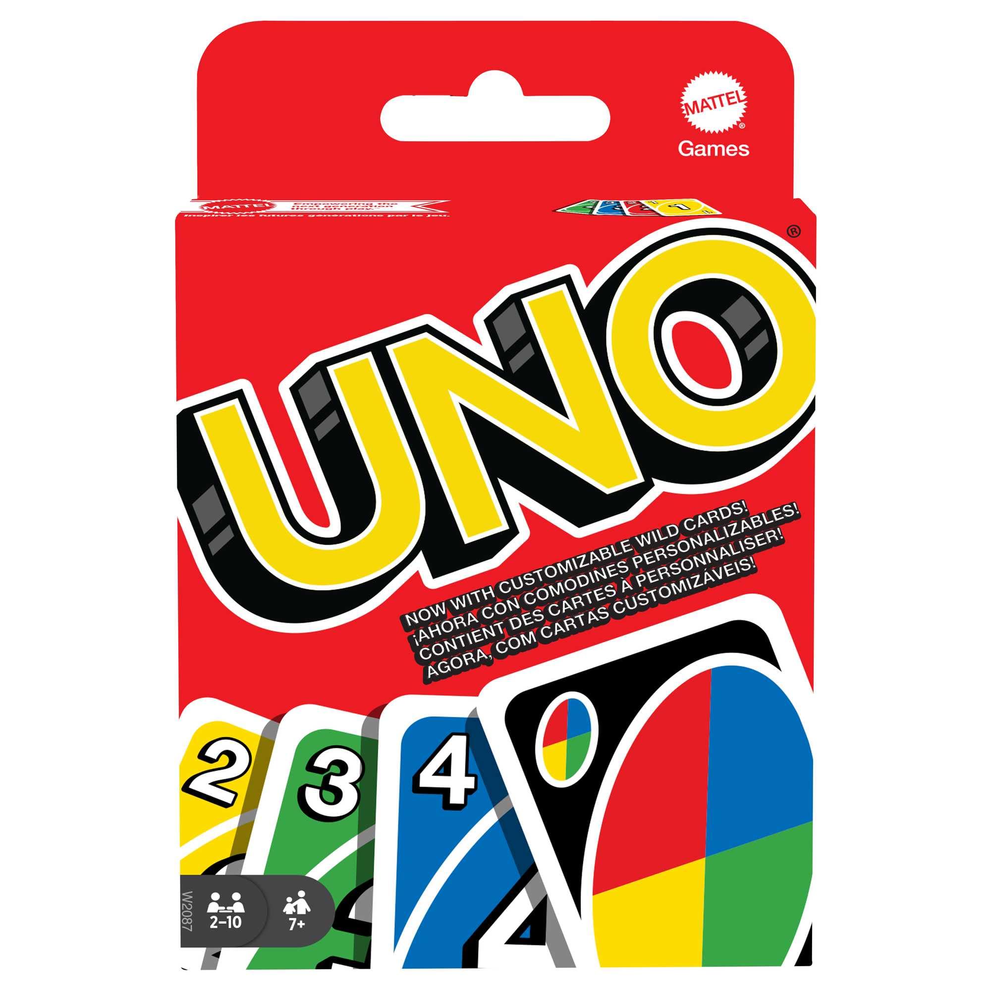 Mattel Games UNO Family Card Game, with 112 Cards, Travel-Friendly, Makes a Grea