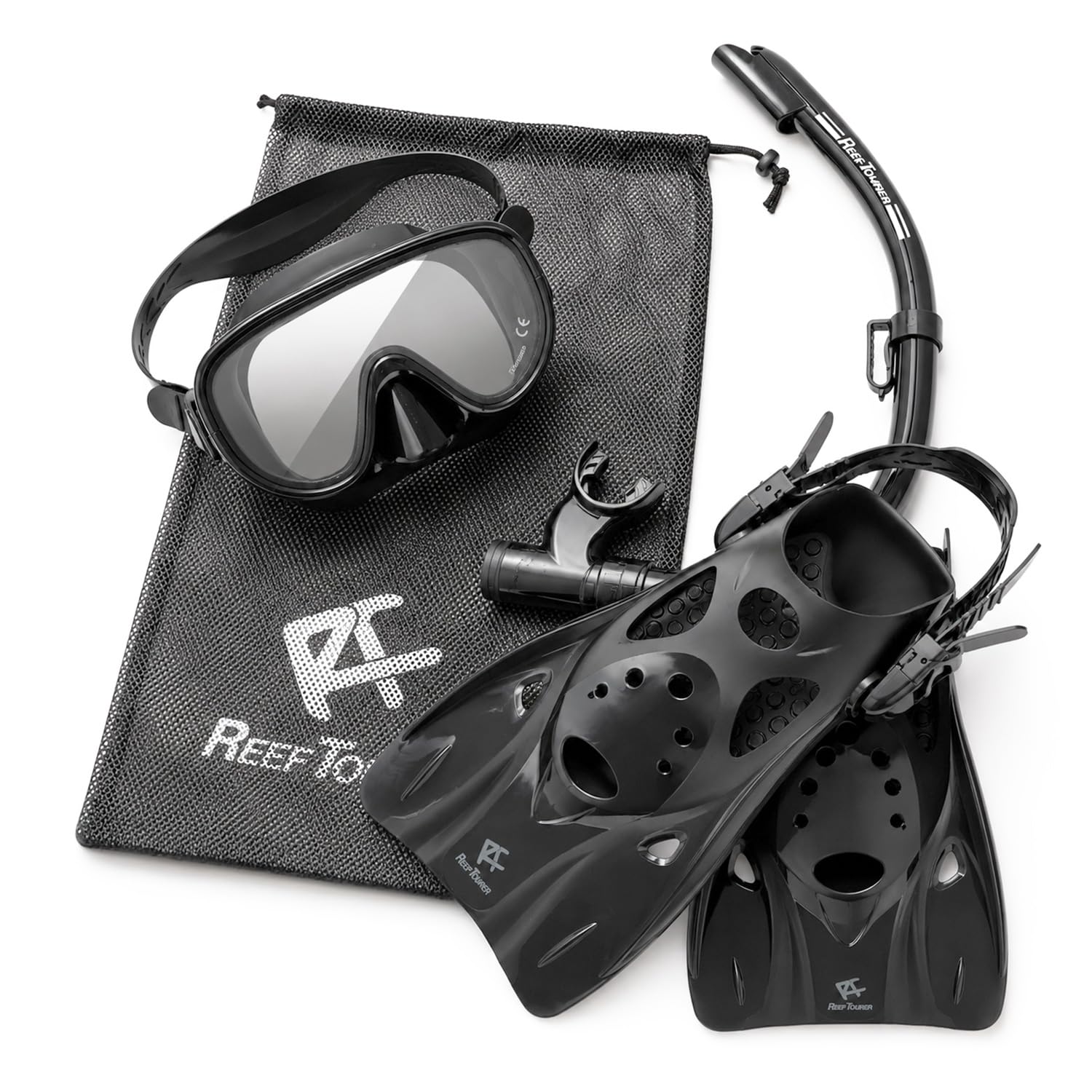 【Amazon.co.jp Exclusive】 Reef Tourer (REEF TOURER) Snorkeling 3-Piece Set with M