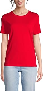 Lands' End Women's Supima Crew Neck T-Shirt