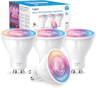 Tapo L630(4-Pack) GU10 Smart Bulb Multicolour Dimmable LED Light Bulb | 16M Colours, 2200-6500K, Dimmable, Schedule & Timer, Works with Alexa & Google, App Control, No Hub Required
