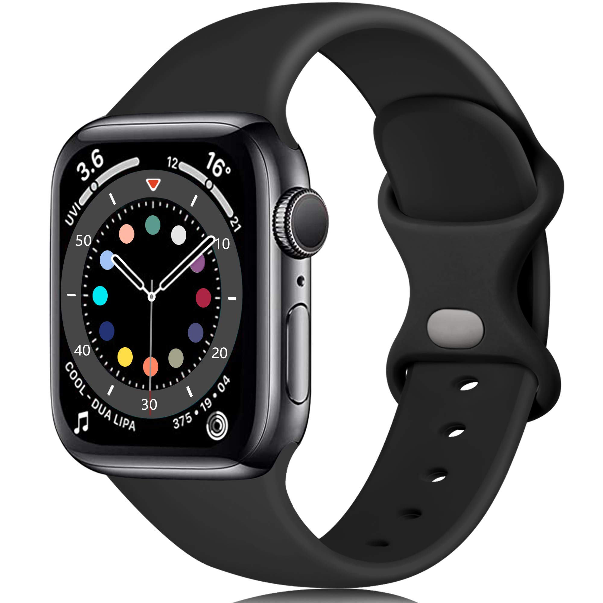 Epova Silicone Strap Compatible with Apple Watch Strap 40mm 38mm 41mm 42mm | Bre