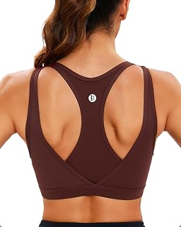 RUNNING GIRL Sports Bras Women High Support Adjustable Straps Sewn in Pads